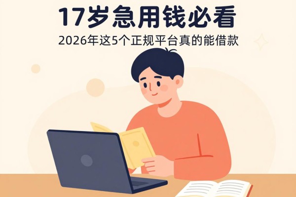 17岁急用钱必看!2026年这5个正规平台真的能借款