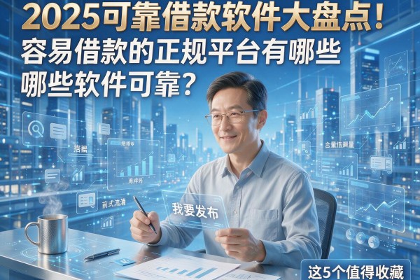 2025可靠借款软件大盘点!容易借款的正规平台有哪些软件可靠?这5个值得收藏
