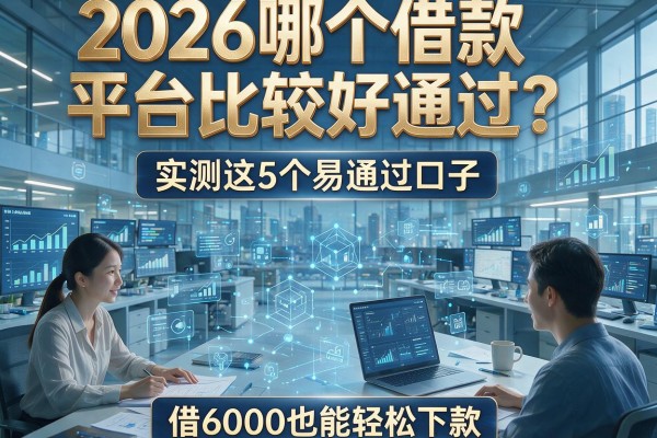 2026哪个借款平台比较好通过?实测这5个易通过口子,借6000也能轻松下款