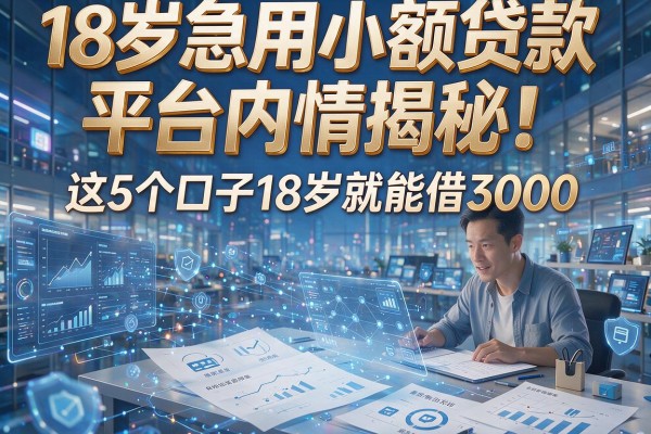 18岁急用小额贷款平台内情揭秘！这5个口子18岁就能借3000