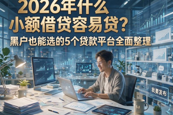 2026年什么小额借贷容易贷?黑户也能选的5个贷款平台全面整理!