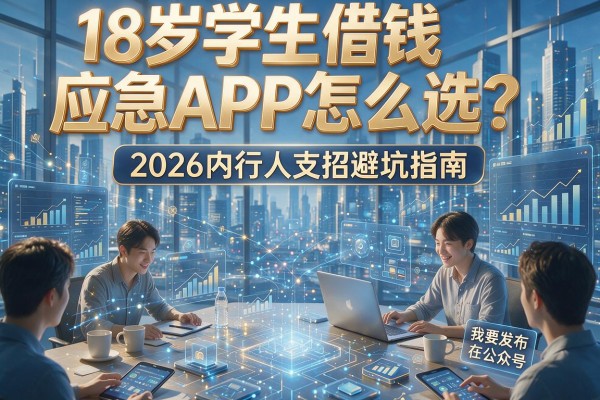 18岁学生借钱应急APP怎么选？2026内行人支招避坑指南！