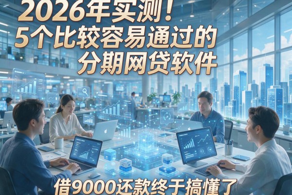 2026年实测!5个比较容易通过的分期网贷软件,借9000还款终于搞懂了