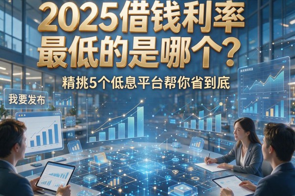 2025借钱利率最低的是哪个?精挑5个低息平台帮你省到底!
