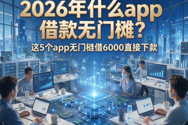 2026年什么app借款无门槛?这5个app无门槛借6000直接下款!