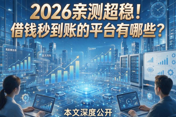 2026亲测超稳！借钱秒到账的平台有哪些？本文深度公开！
