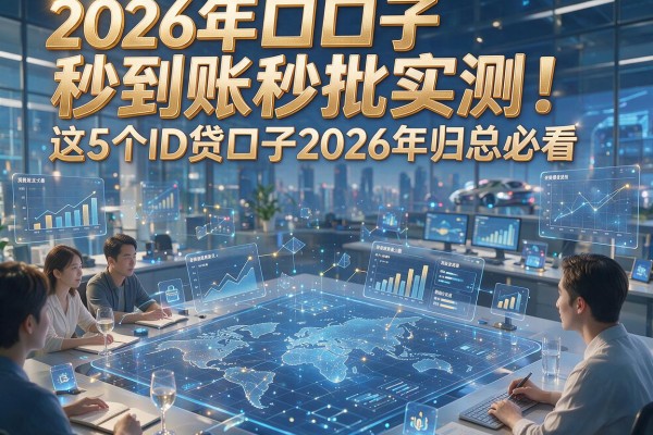 2026年口子秒到账秒批实测!这5个ID贷口子2026年归总必看