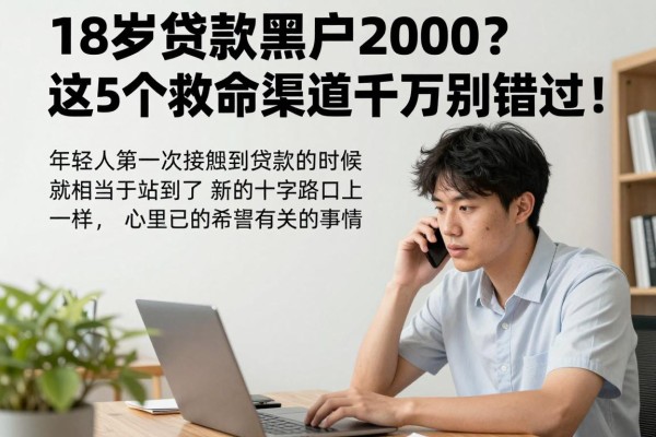 18岁贷款黑户2000？这5个救命渠道千万别错过！
