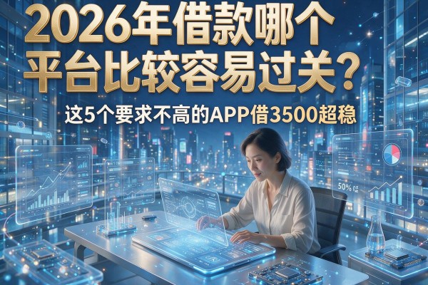 2026年借款哪个平台比较容易过关？这5个要求不高的APP借3500超稳！