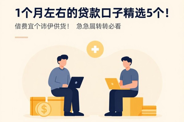 1个月左右的贷款口子精选5个！急需周转必看