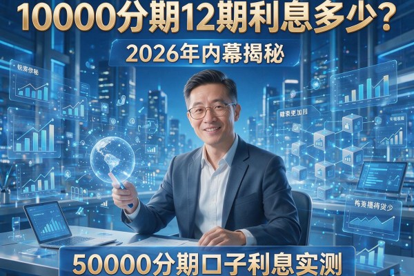 10000分期12期利息多少？2026年内幕揭秘，附50000分期口子利息实测