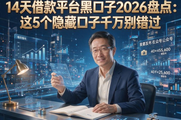 14天借款平台黑口子2026盘点：这5个隐藏口子千万别错过！