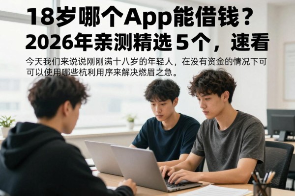 18岁哪个App能借钱？2026年亲测精选这5个，速看！