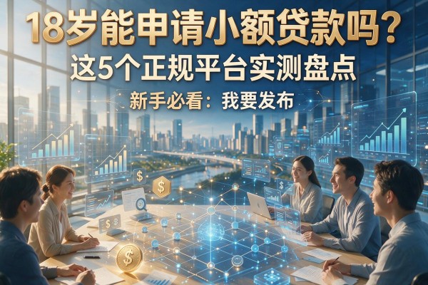 18岁能申请小额贷款吗？这5个正规平台实测盘点，新手必看！