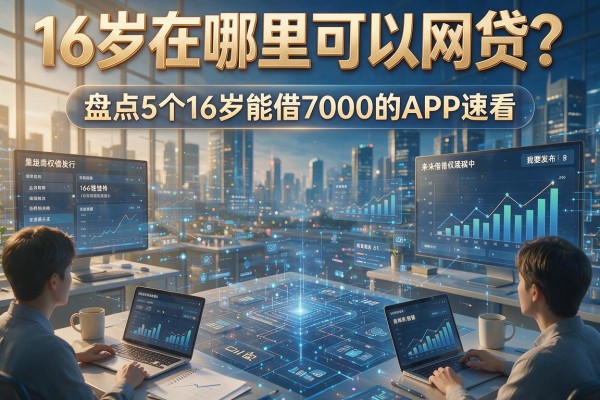 16岁在哪里可以网贷？盘点5个16岁能借7000的APP速看