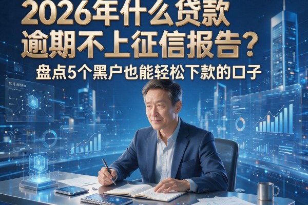 2026年什么贷款逾期不上征信报告？盘点5个黑户也能轻松下款的口子！