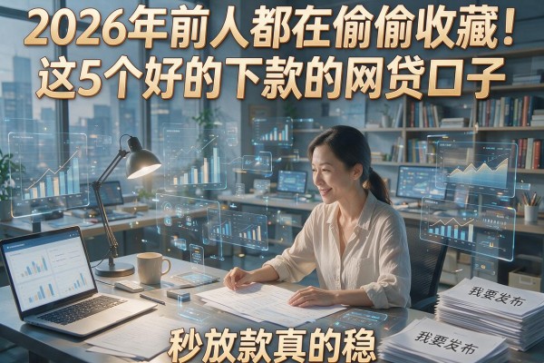 2026年前人都在偷偷收藏！这5个好的下款的网贷口子，秒放款真的稳