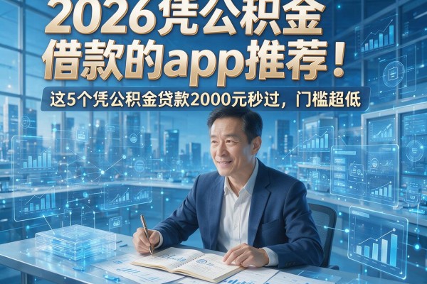 2026凭公积金借款的app推荐!这5个凭公积金贷款2000元秒过,门槛超低