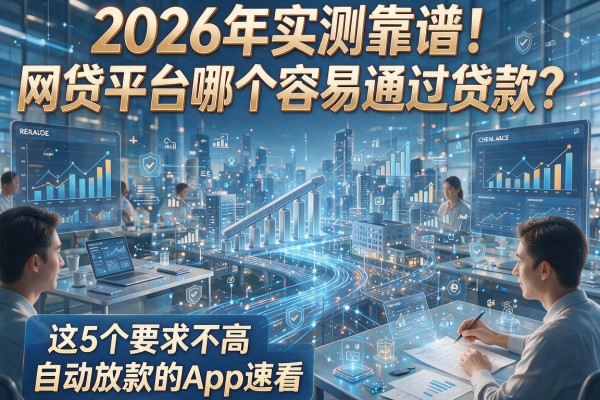 2026年实测靠谱!网贷平台哪个容易通过贷款?这5个要求不高、自动放款的App速看