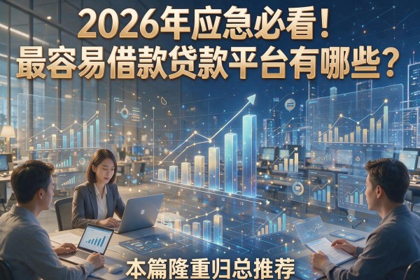 2026年应急必看！最容易借款贷款平台有哪些？本篇隆重归总推荐！