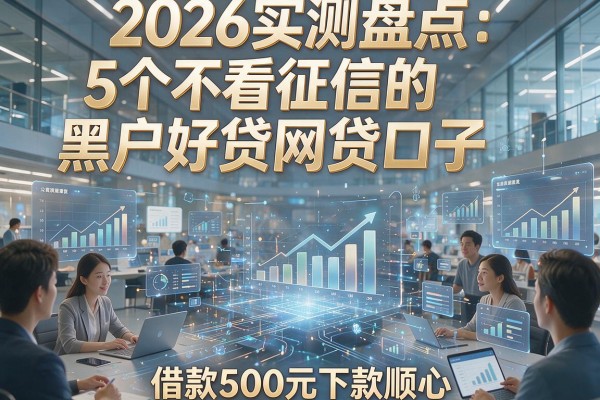 2026实测盘点：5个不看征信的黑户好贷网贷口子，借款500元下款顺心！