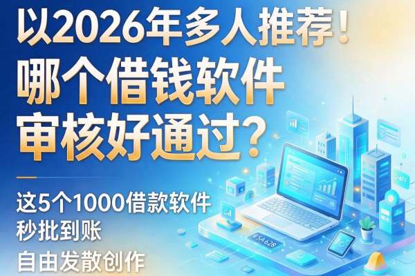 2026年多人推荐！哪个借钱软件审核好通过？这5个1000借款软件秒批到账