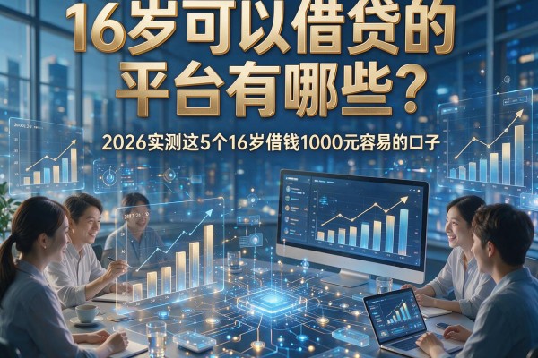 16岁可以借贷的平台有哪些?2026实测这5个16岁借钱1000元容易下款的口子