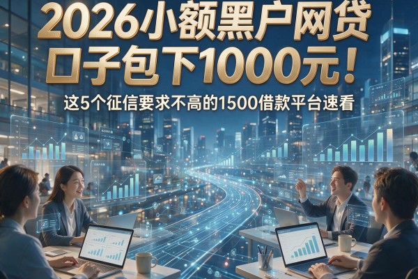 2026小额黑户网贷口子包下1000元！这5个征信要求不高的1500借款平台速看