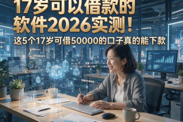 17岁可以借款的软件2026实测！这5个17岁可借50000的口子真的能下款