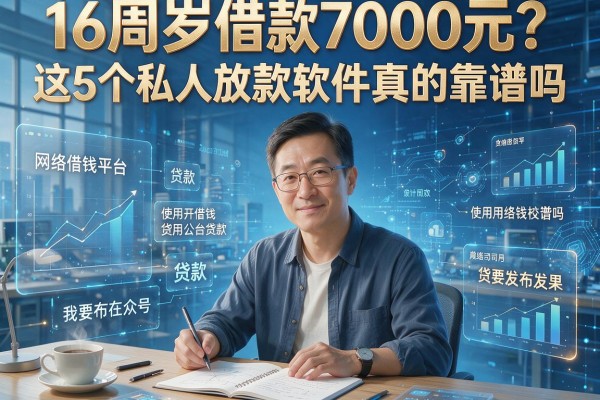 16周岁借款7000元？这5个私人放款软件真的靠谱吗