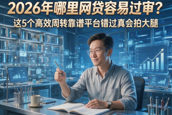 2026年哪里网贷容易过审？这5个高效周转靠谱平台错过真会拍大腿！
