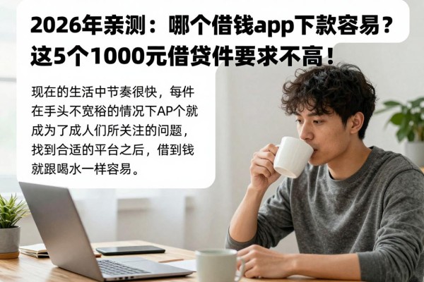 2026年亲测:哪个借钱app下款容易?这5个1000元借款软件要求不高!