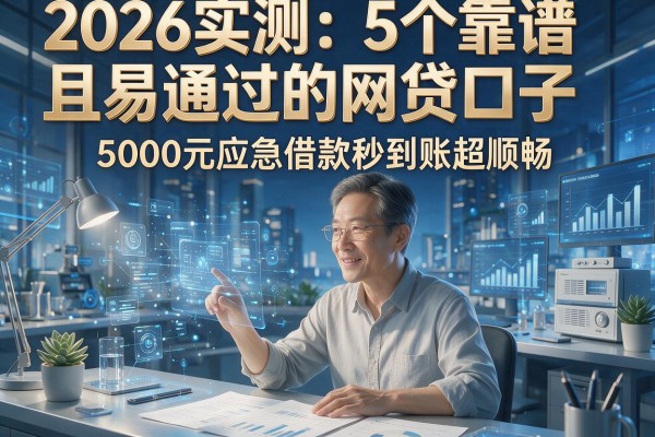 2026实测：5个靠谱且易通过的网贷口子，5000元应急借款秒到账超顺畅！