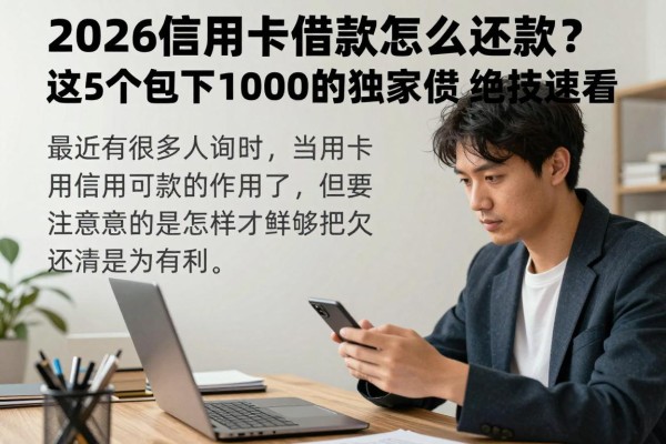 2026信用卡借款怎么还款？这5个包下1000的独家借贷绝技速看