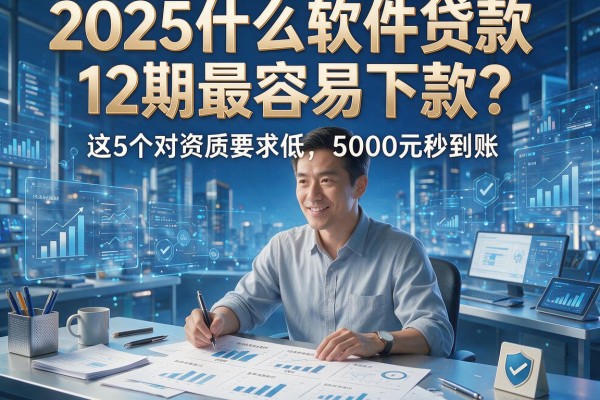 2025什么软件贷款12期最容易下款？这5个对资质要求低，5000元秒到账！