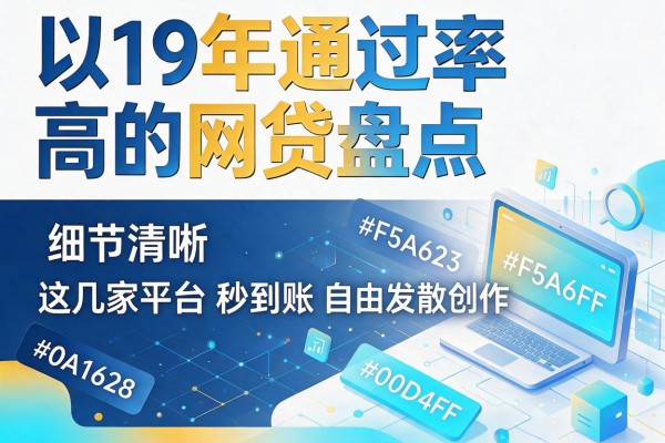 19年通过率高的网贷盘点,这几家借款平台秒到账