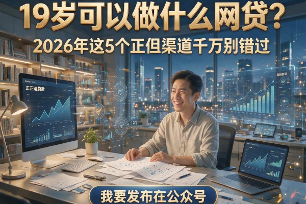 19岁可以做什么网贷?2026年这5个正规渠道千万别错过!