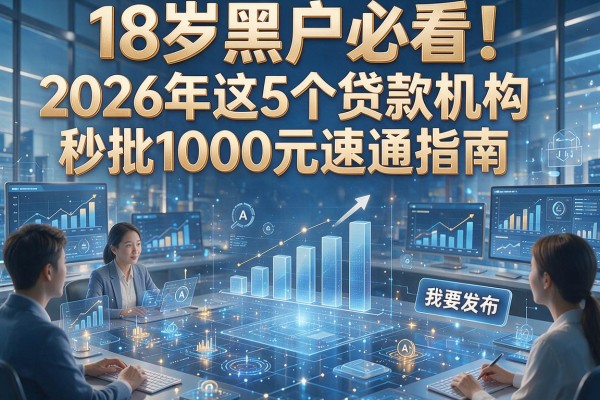 18岁黑户必看!2026年这5个贷款机构秒批1000元速通指南