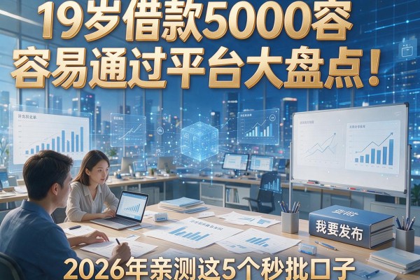 19岁借款5000容易通过平台大盘点！2026年亲测这5个秒批口子