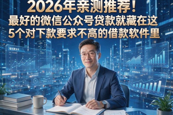 2026年亲测推荐!最好的微信公众号贷款就藏在这5个对下款要求不高的借款软件里