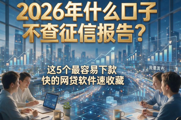 2026年什么口子不查征信报告？这5个最容易下款快的网贷软件速收藏！