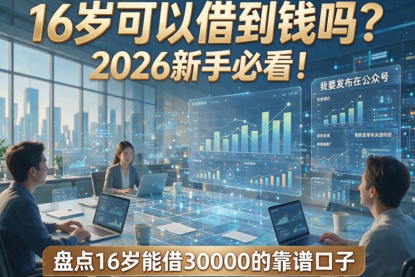 16岁可以借到钱吗？2026新手必看！盘点16岁能借30000的靠谱口子