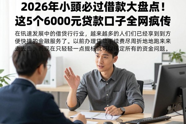 2026年小额必过借款大盘点！这5个6000元贷款口子全网疯传