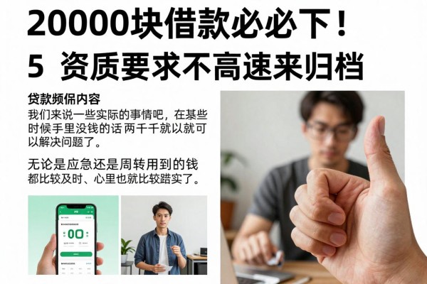 2000块借款必下!2026年盘点5个3000元微信放款软件,资质要求不高速来归档
