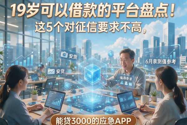 19岁可以借款的平台盘点！这5个对征信要求不高、能贷3000的应急APP，6月亲测值得参考