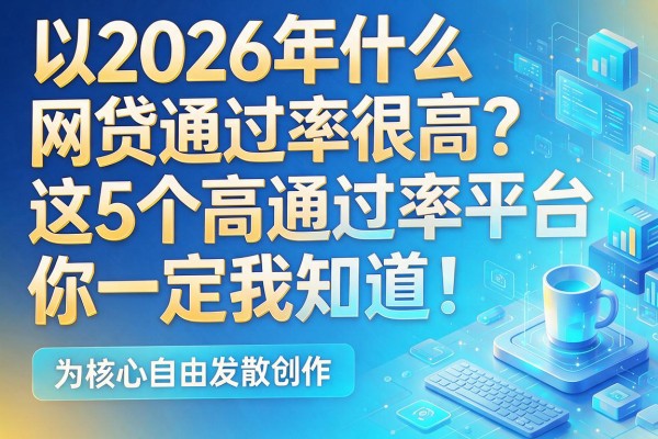 2026年什么网贷通过率很高？这5个高通过率平台你一定要知道！