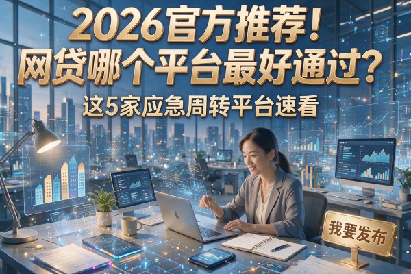 2026官方推荐!网贷哪个平台最好通过?这5家应急周转平台速看