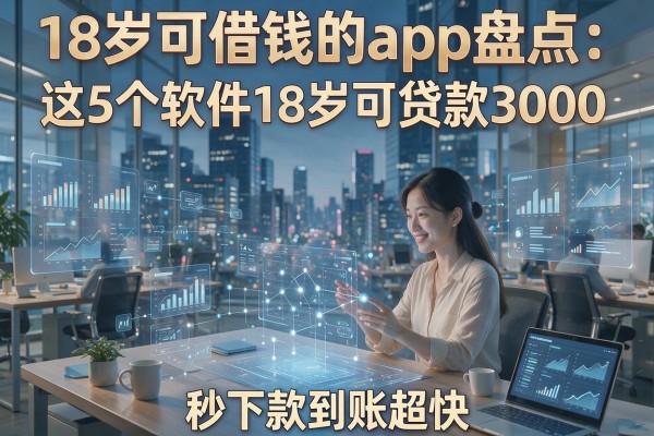 18岁可借钱的app盘点:这5个软件18岁可贷款3000,秒下款到账超快
