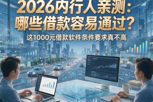 2026内行人亲测:哪些借款容易通过?这1000元借款软件条件要求真不高