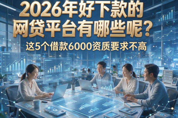 2026年好下款的网贷平台有哪些呢?这5个借款6000资质要求不高
